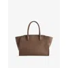The Row Womens Dark Olive Ans Marlo 12 Leather Shoulder Bag