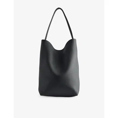 The Row Womens N/s Park Large Leather Tote Bag Dark Pine In Green
