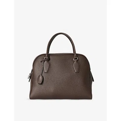 The Row Womens Deep Brown Ans India 12.00 Leather Top-handle Bag