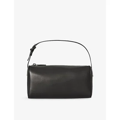 The Row Womens Ebony Brown Ans 90s Leather Shoulder Bag