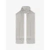 The Row Womens Grey Kastel Linen Scarf In Gray
