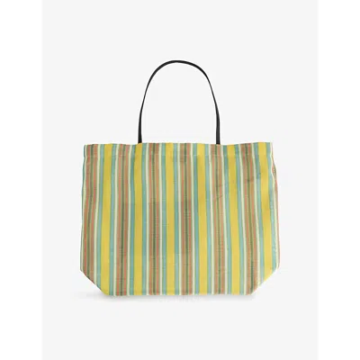 The Row Womens Barn Woven Tote Bag Multicolor Warm Ans