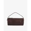 The Row Womens Brown Melange Ans Round 90's Leather Top Handle Bag
