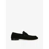 The Row Soft Mocassin F1626l305 Blk In Black