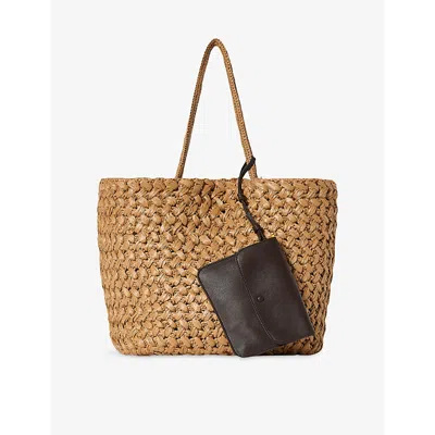 The Row Estelle Tote Bag Dual Handles Pouch In Brown