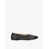 The Row Awar Leather Ballet Flats