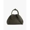 The Row Womens Koala Grey Pld Devon Mini Leather Bag