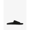 The Row Womens Black Hugh Suede Slides Eur 36 / 3 Uk