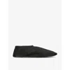 The Row Womens Black Sock Slip-on Mesh Shoes In Black