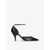 The Row Uxor Leather Pumps In Black