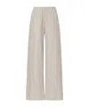 Shop The Row Gala Wide Leg Pants In Nude
