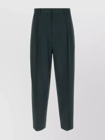 THE ROW WOOL AND VISCOSE SILAS WIDE-LEG PANT