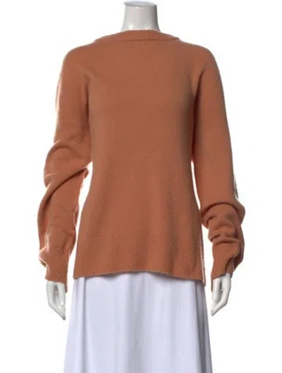 Pre-owned The Row Wool Bateau Neckline Sweater In Neutral
