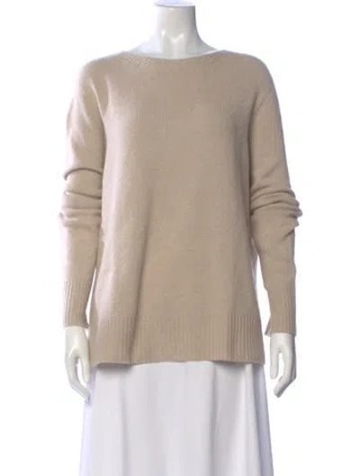 Pre-owned The Row Wool Bateau Neckline Sweater In Neutral