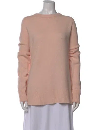 Pre-owned The Row Wool Bateau Neckline Sweater In Pink