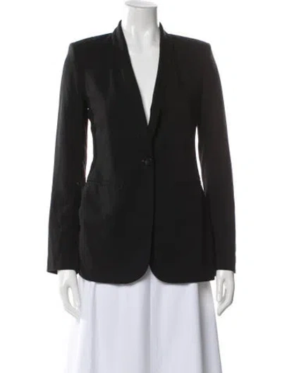 Pre-owned The Row Wool Blazer In Black