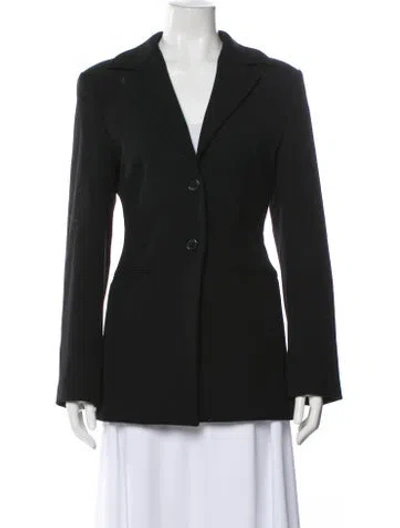 Pre-owned The Row Wool Blazer In Black