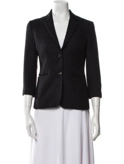 Pre-owned The Row Wool Blazer In Black