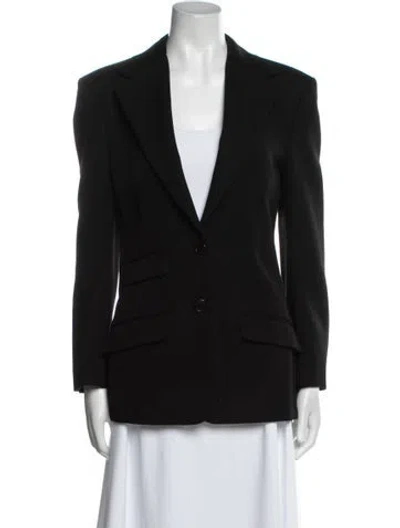 Pre-owned The Row Wool Blazer In Black
