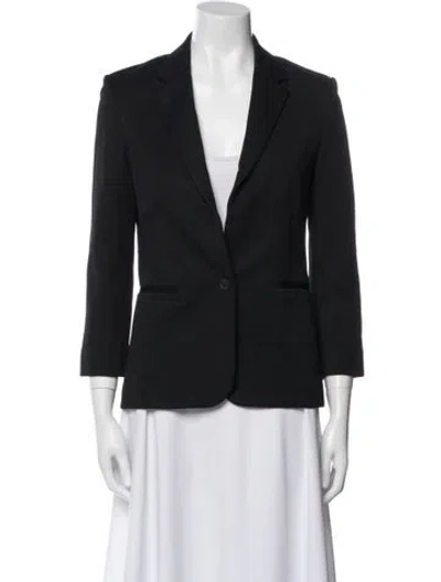 Pre-owned The Row Wool Blazer In Black