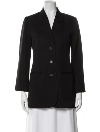 Pre-owned The Row Wool Blazer In Black