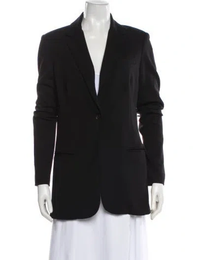 Pre-owned The Row Wool Blazer In Black
