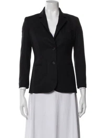 Pre-owned The Row Wool Blazer In Black