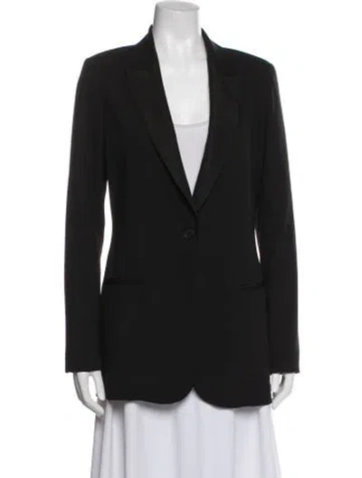 Pre-owned The Row Wool Blazer In Black