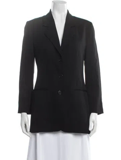 Pre-owned The Row Wool Blazer In Black