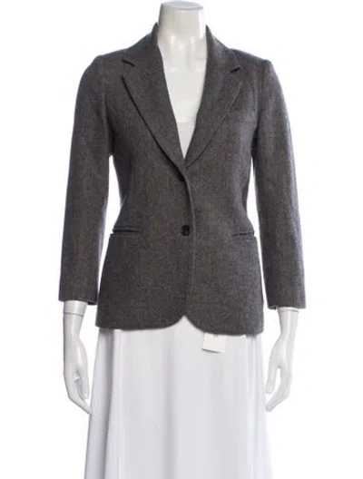 Pre-owned The Row Wool Blazer In Black