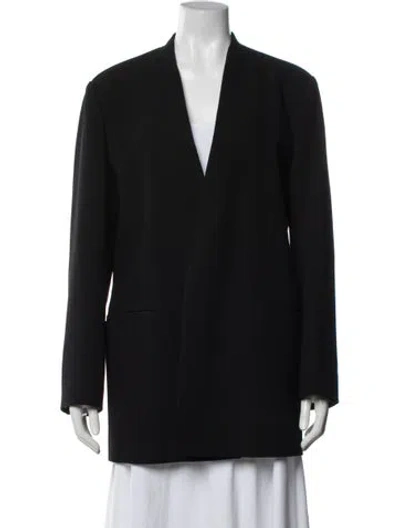 Pre-owned The Row Wool Blazer In Black