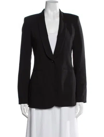 Pre-owned The Row Wool Blazer In Black