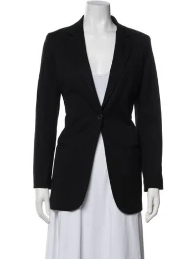 Pre-owned The Row Wool Blazer In Black