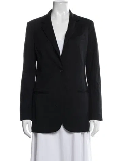 Pre-owned The Row Wool Blazer In Black