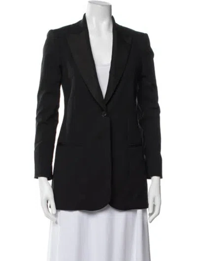 Pre-owned The Row Wool Blazer In Black