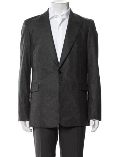 Pre-owned The Row Wool Blazer In Black