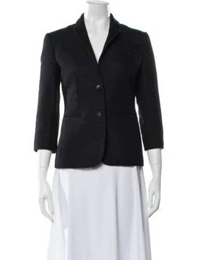 Pre-owned The Row Wool Blazer In Blue
