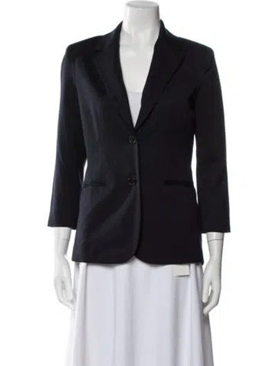 Pre-owned The Row Wool Blazer In Blue