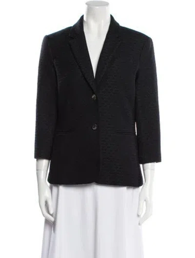 Pre-owned The Row Wool Blazer In Blue