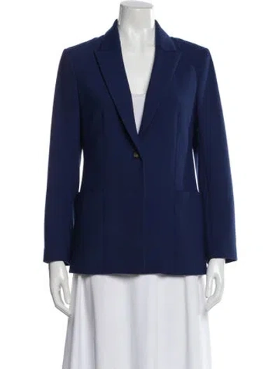 Pre-owned The Row Wool Blazer In Blue