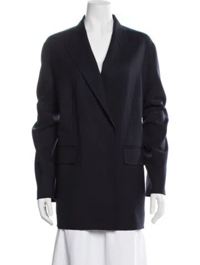 Pre-owned The Row Wool Blazer In Blue