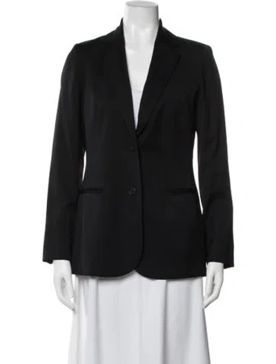 Pre-owned The Row Wool Blazer In Blue