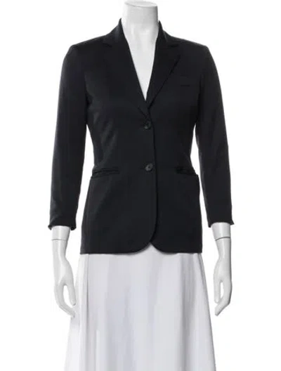 Pre-owned The Row Wool Blazer In Blue
