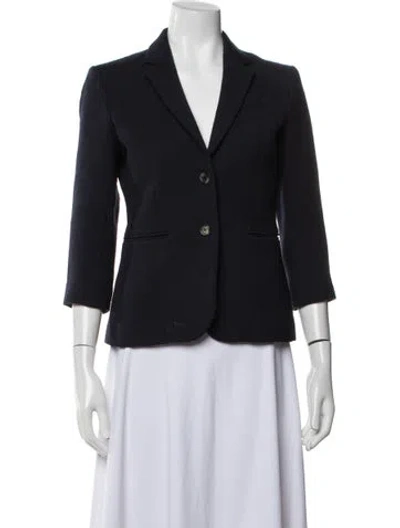 Pre-owned The Row Wool Blazer In Blue