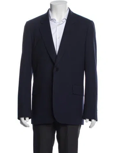 Pre-owned The Row Wool Blazer In Blue