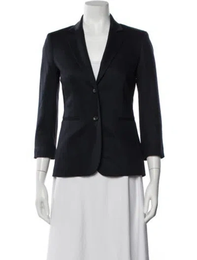 Pre-owned The Row Wool Blazer In Blue