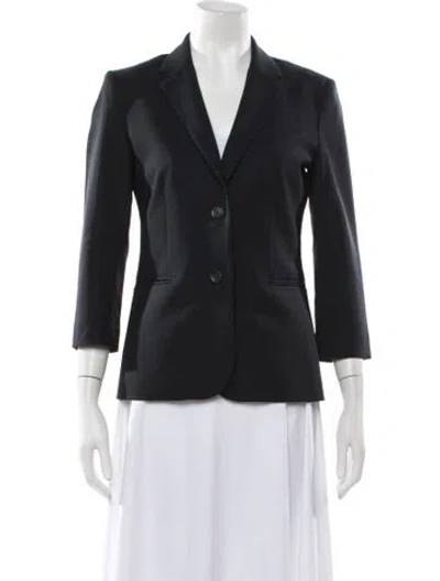 Pre-owned The Row Wool Blazer In Blue