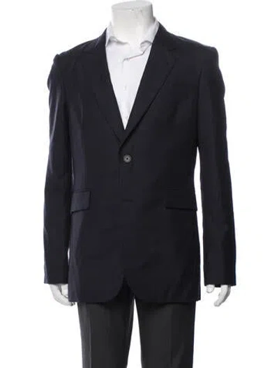 Pre-owned The Row Wool Blazer In Blue