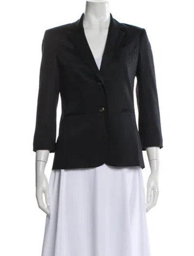 Pre-owned The Row Wool Blazer In Gray