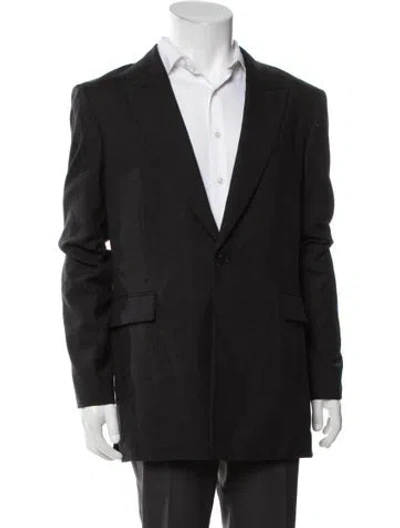 Pre-owned The Row Wool Blazer In Gray